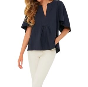 Pomander Place Finley Navy Blouse Sz Medium